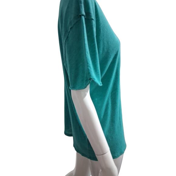 Free People We The Free Women's suze XS Oversized Grungecore Clarity Ringer Tee - Picture 4 of 12